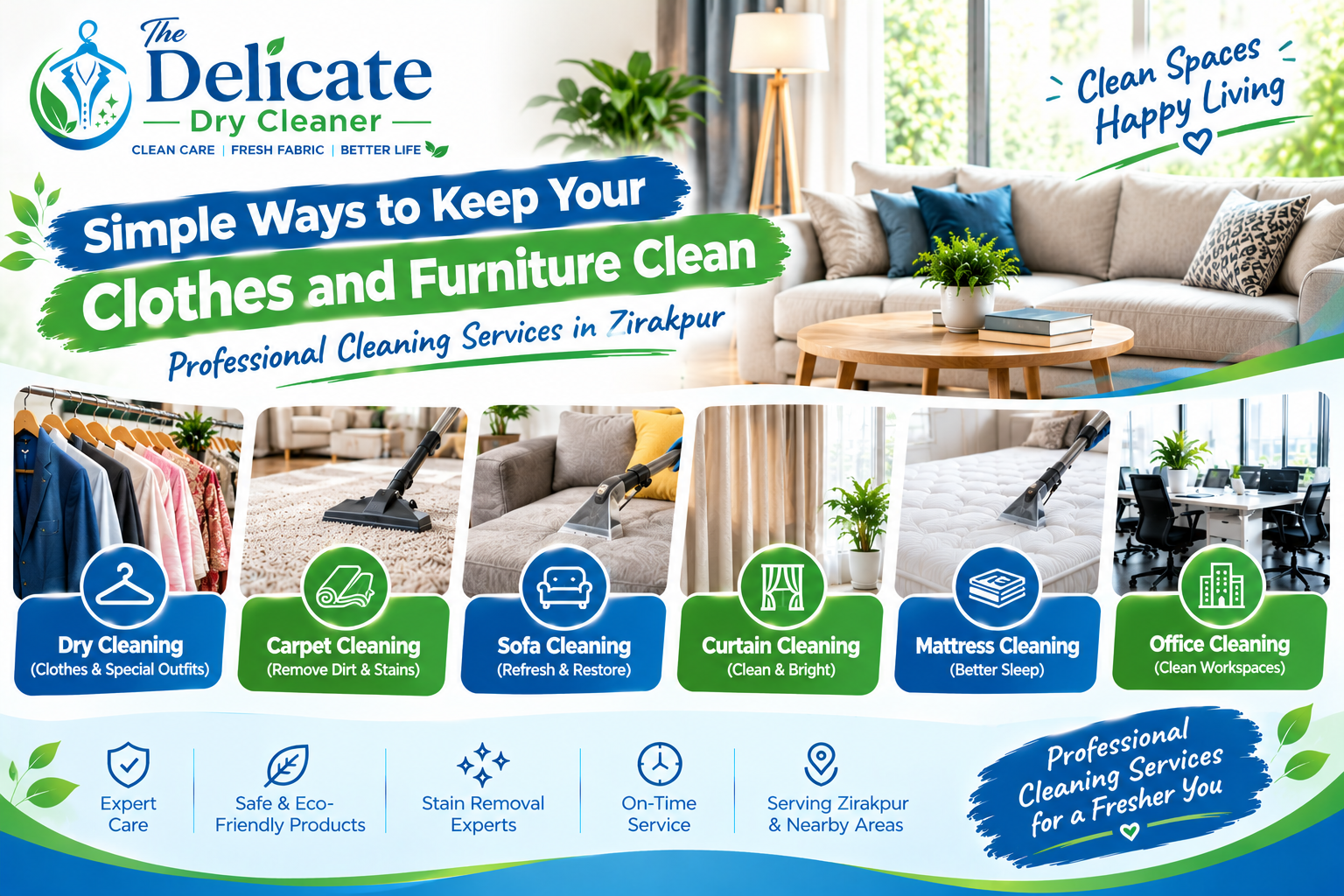 Fresh Living with Delicate Dry Cleaning
