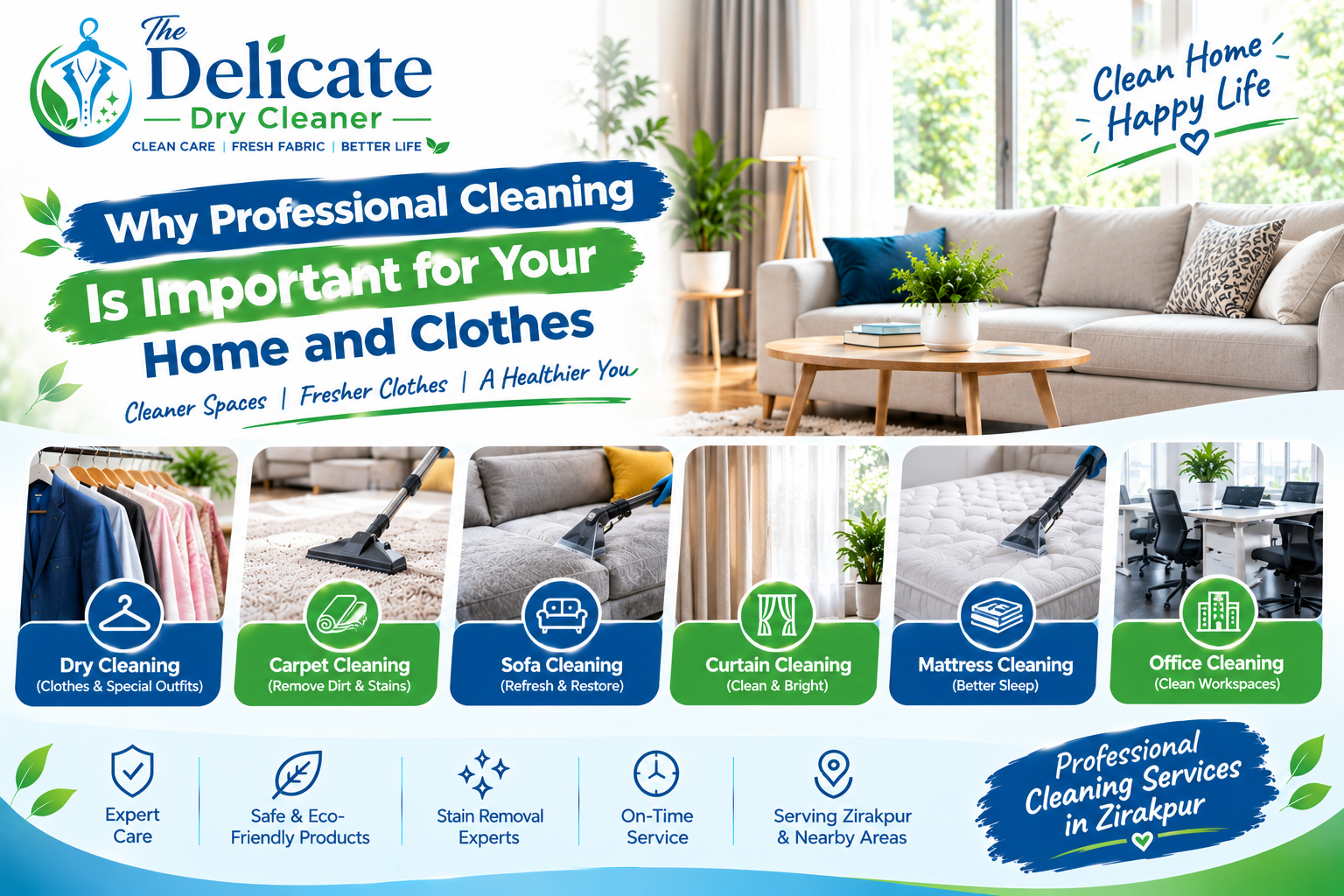 The Delicate Dry Cleaner Services Flyer